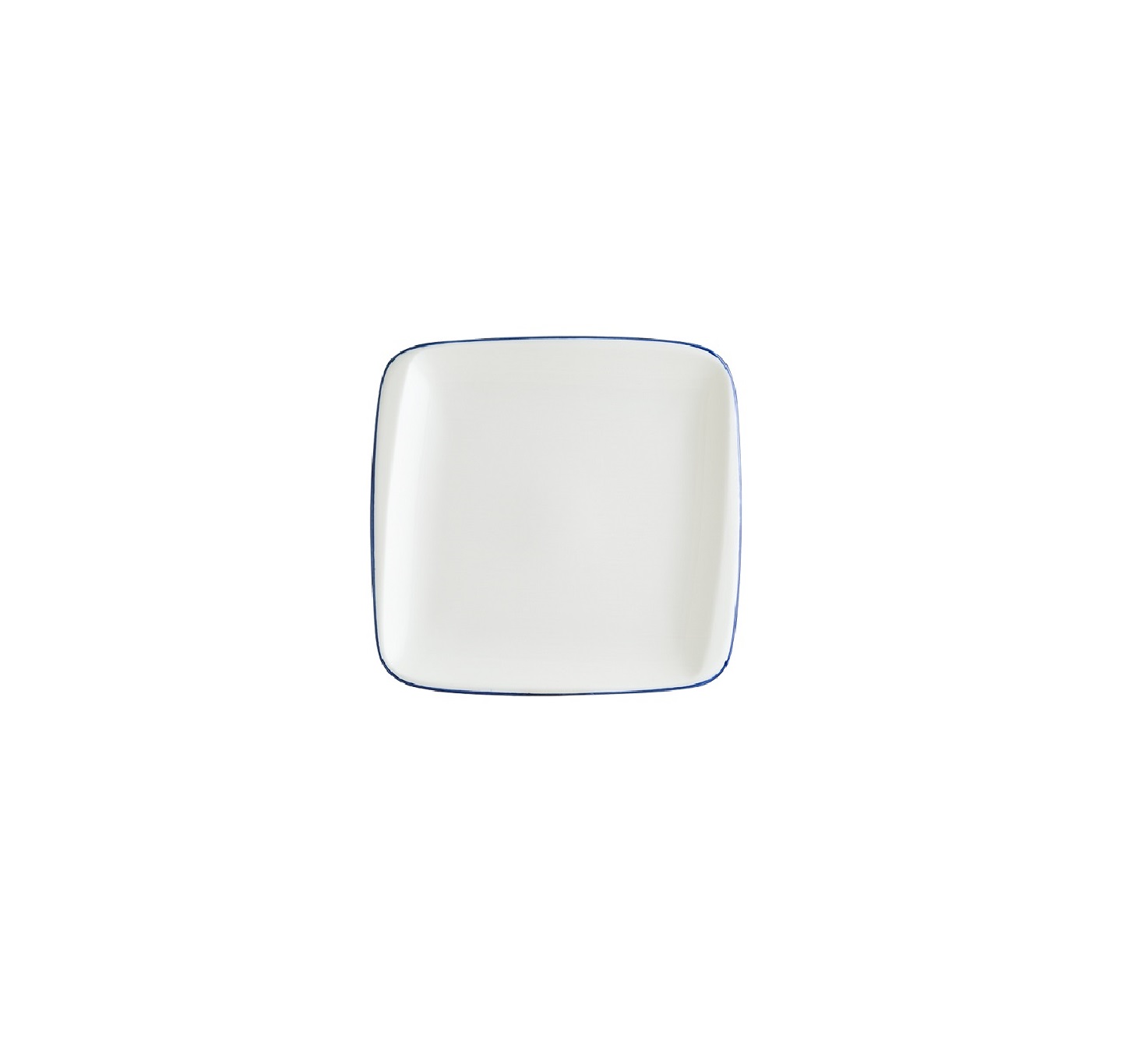 Блюдо квадратное 270х250мм Ретро синий край Bonna E101MOV34KR