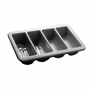 Контейнер для столовых приборов 4 отделения полипропилен
