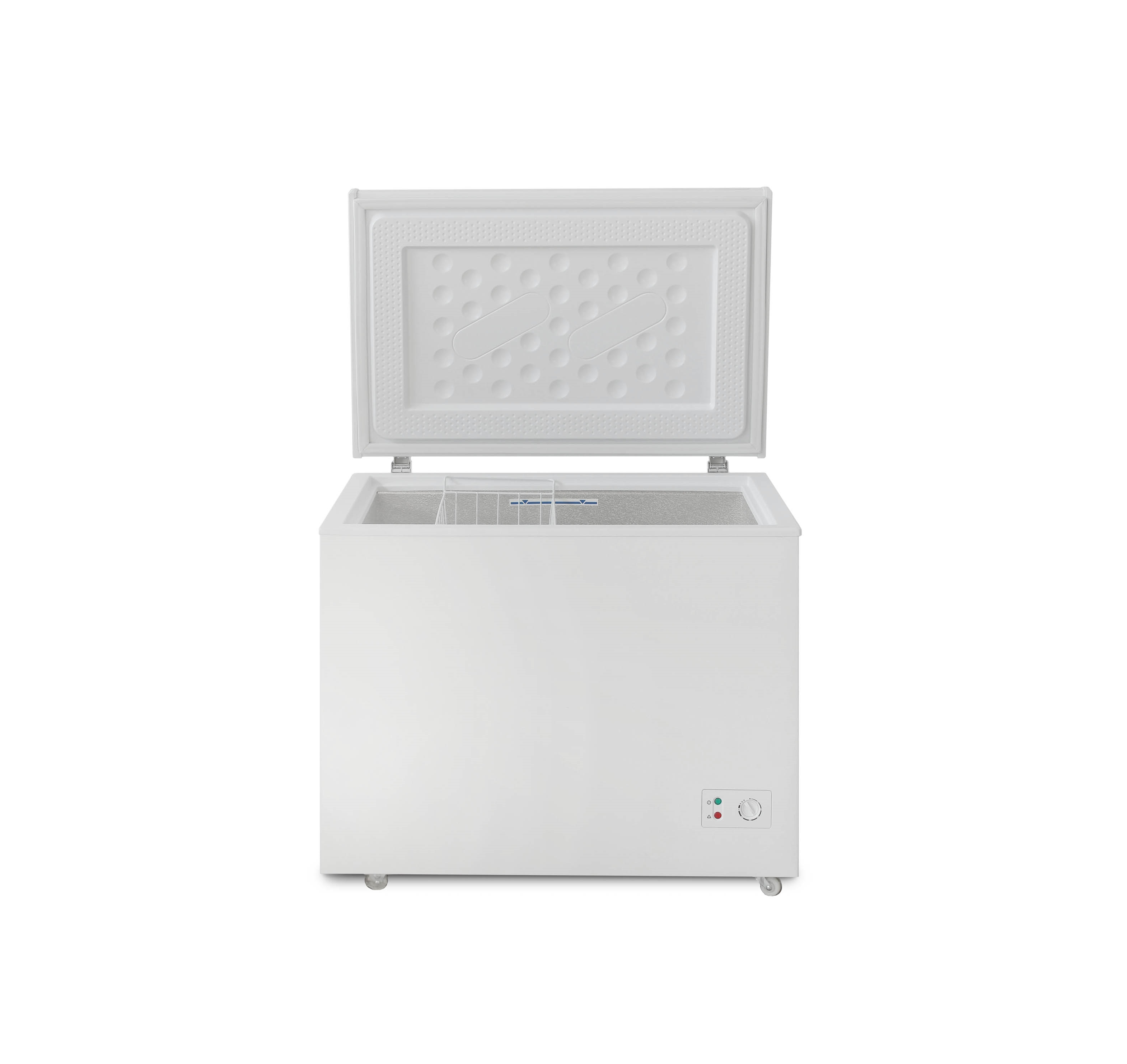 Ларь морозильный с глухой белой крышкой Бирюса 260КХ