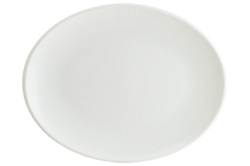 Блюдо овальное 310х240мм Ирис Белый Bonna IRSWHMOV31OV