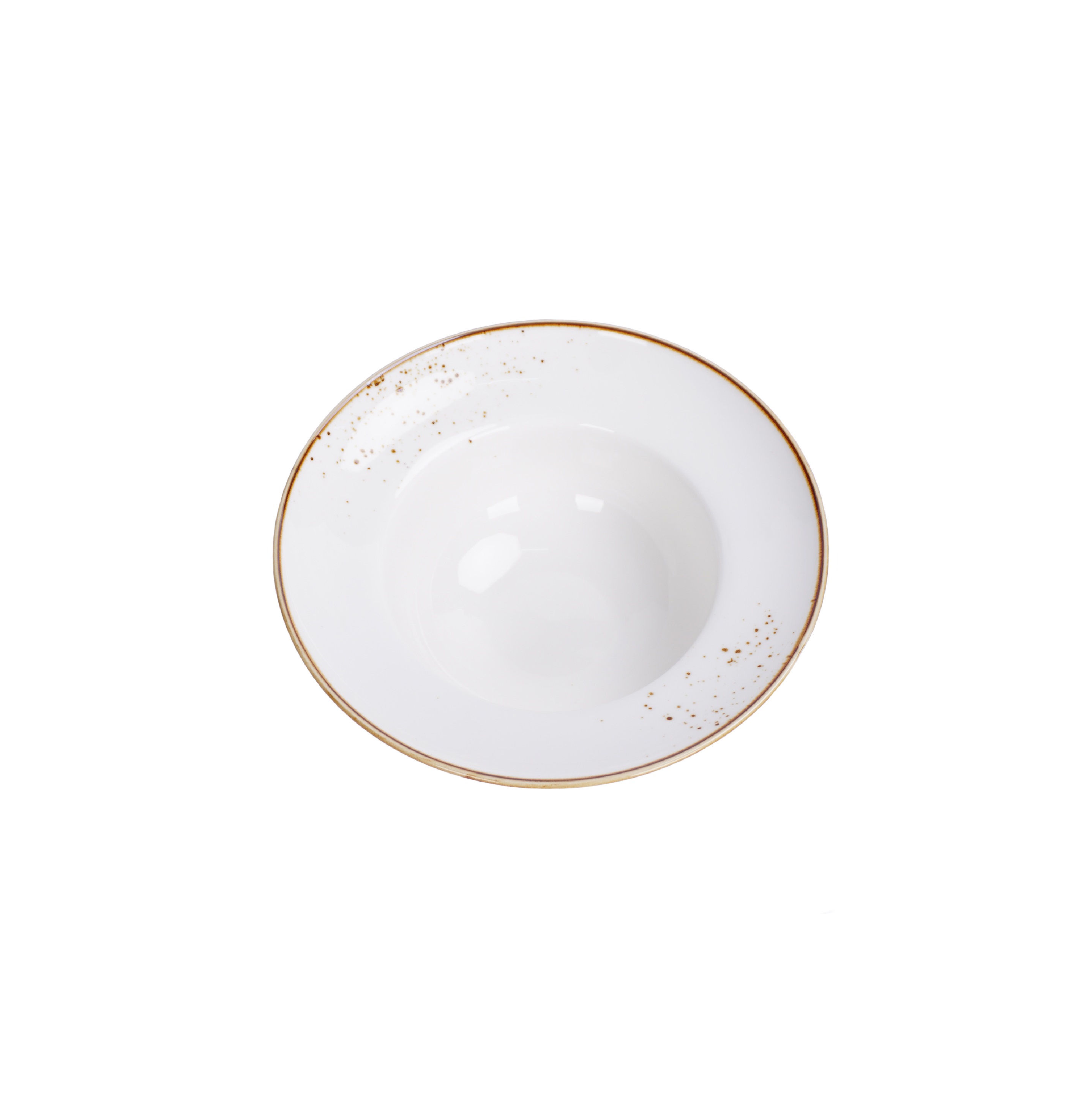 Тарелка глубокая 400мл d195мм h72мм фарфор "Elegance"