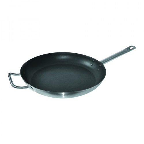 Сковорода н/ж сталь с антипригарным покрытием d400мм h75мм, индукция