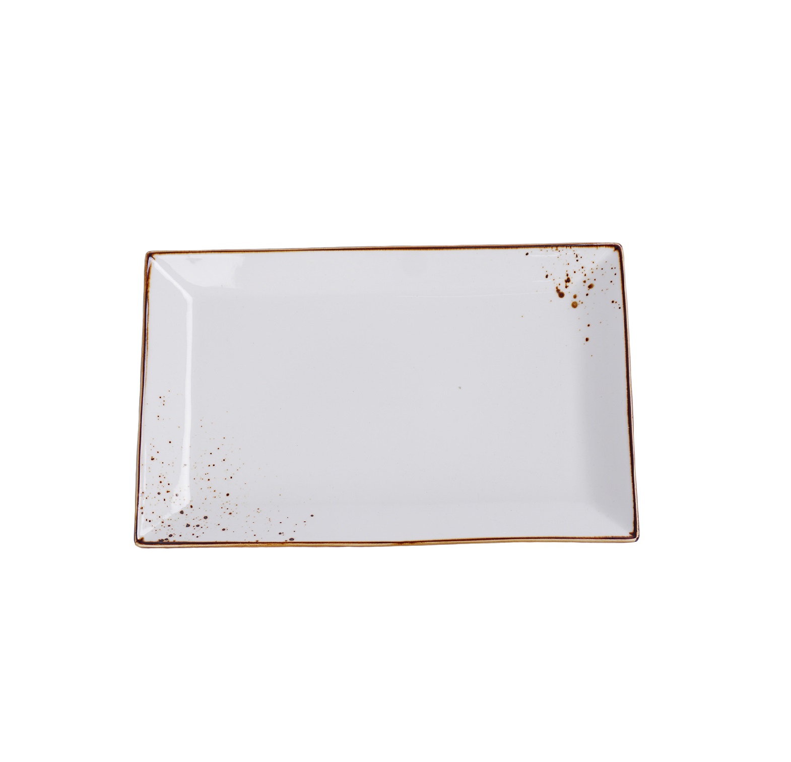 Блюдо прямоугольное 215х125мм фарфор "Elegance"