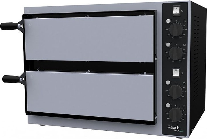 Печь для пиццы  2 камеры APACH AMS2 ECO P  до 350 °С