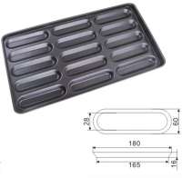 Противень антипр. для хот-догов на 15 шт.