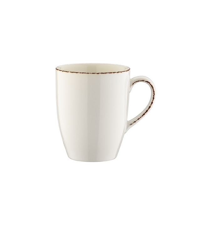 Кружка 330мл Ретро коричневый край Bonna E100MUG03KKN