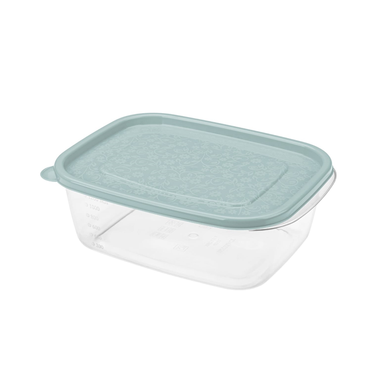 Контейнер для продуктов прямоугольный 1,25л полипропилен