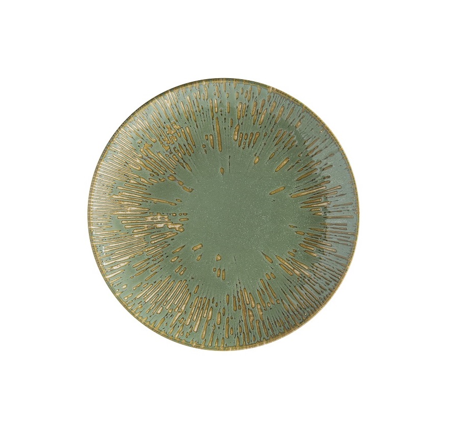 Тарелка d230мм Снэл Зеленый чай Bonna S-SAGSNLGRM23DZ