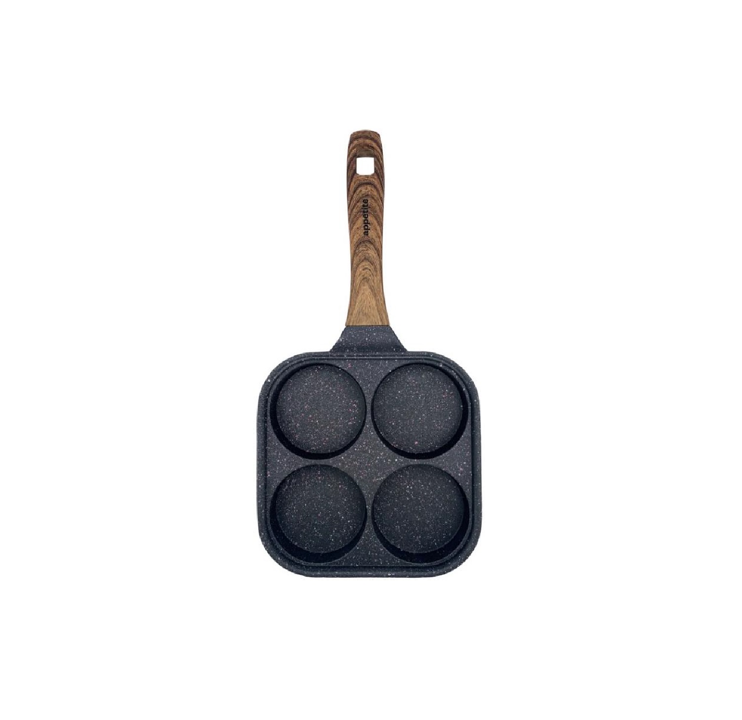 Сковорода для оладий и яиц 190х190мм кованый алюминий, антипригарное покрытие