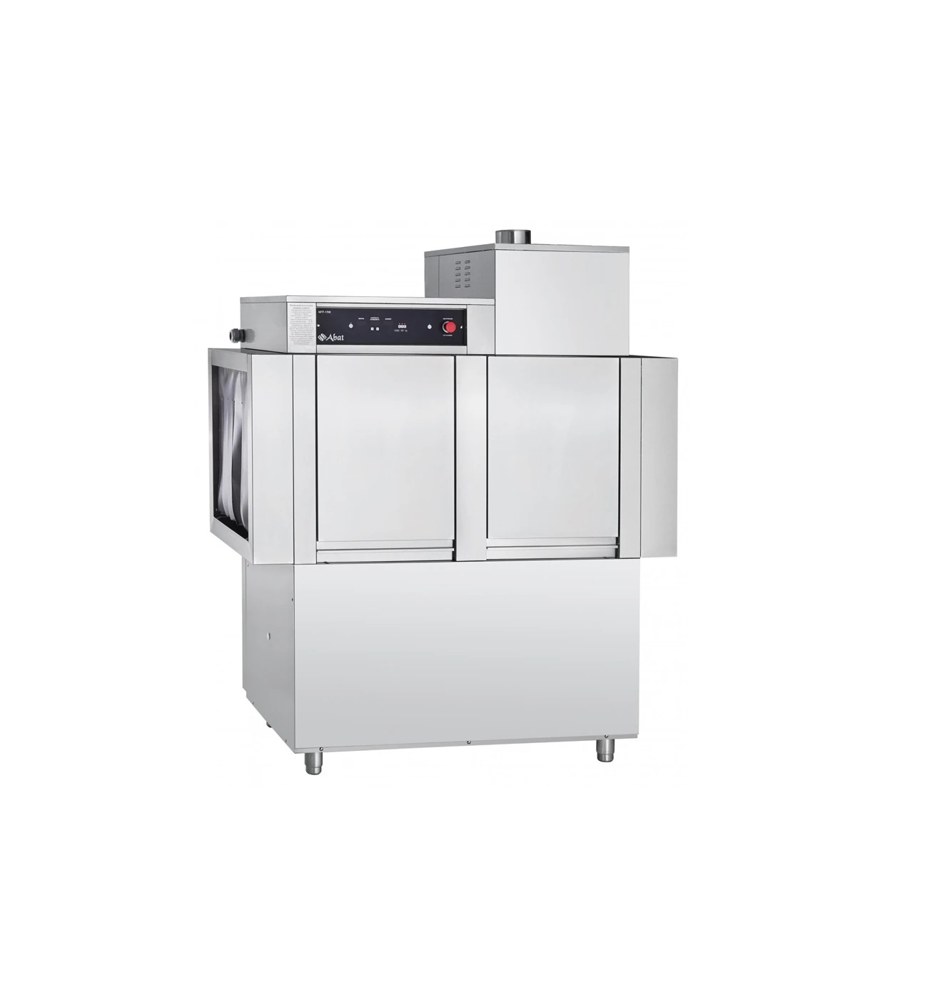 Машина посудомоечная туннельная 2 дозатора моющ/опол. Abat МПТ-1700-01 левая