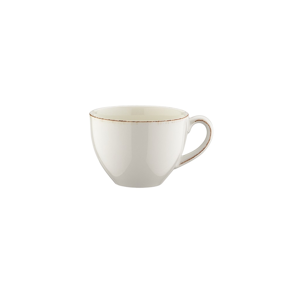 Чашка чайная 230мл Ретро коричневый край Bonna E100RIT01CF