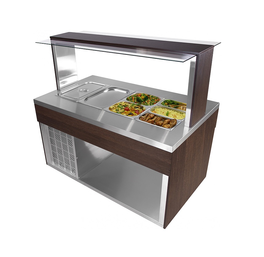 Салат-бар тепловой Luxstahl СБТ-1500