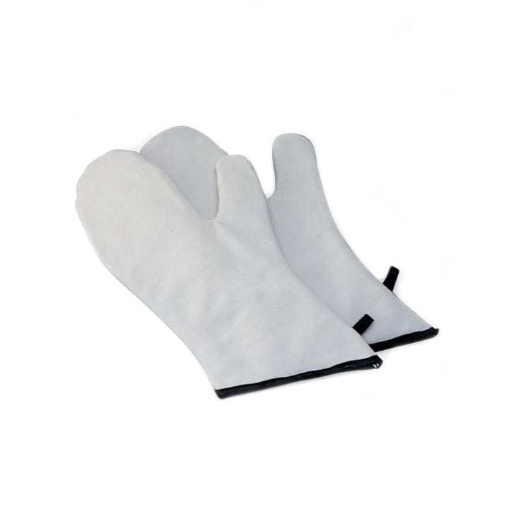 Рукавицы жаропрочные Х/Б с ПВХ напылением 418мм