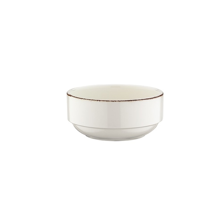 Салатник d140мм 500мл штабелируемый Ретро коричневый край Bonna E100BNC14JO