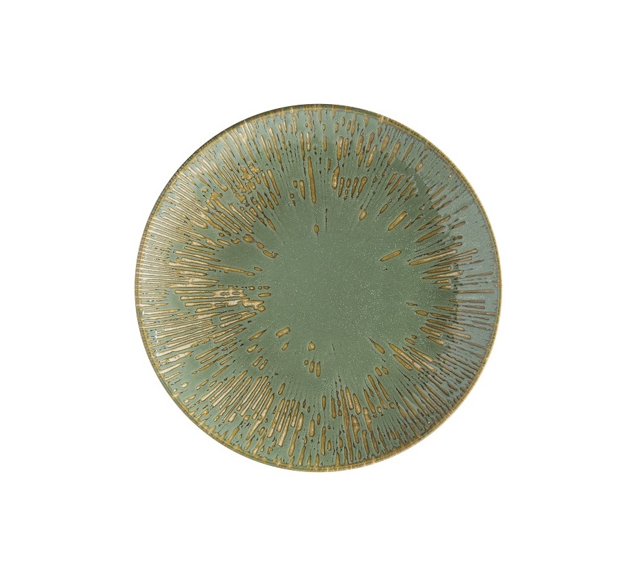 Тарелка d190мм Снэл Зеленый чай Bonna S-SAGSNLGRM19DZ