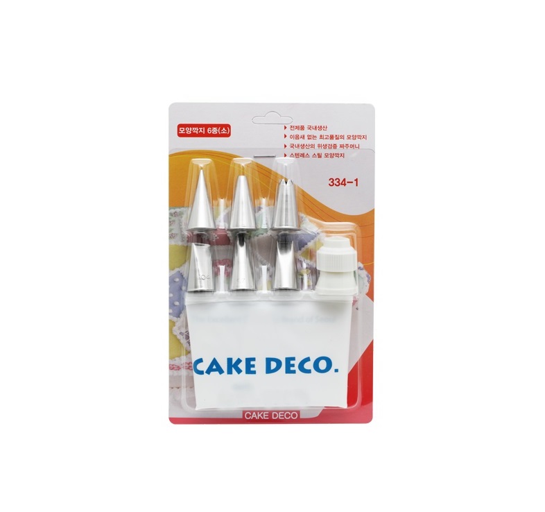 Насадки кондитерские (набор 6 шт.)