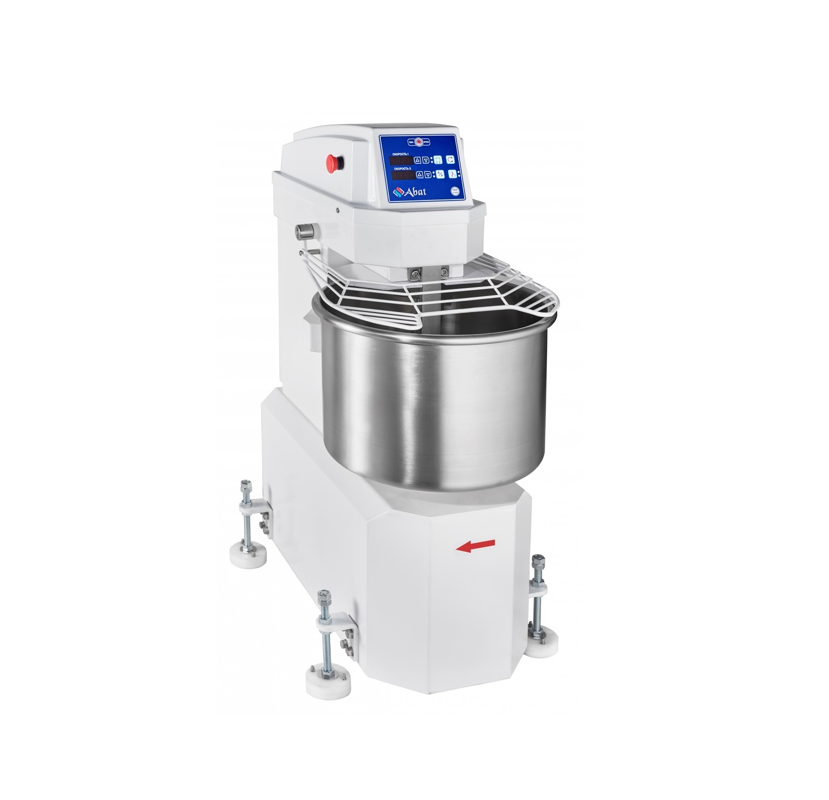 Тестомес спиральный 40л Abat ТМС-40НН-2П