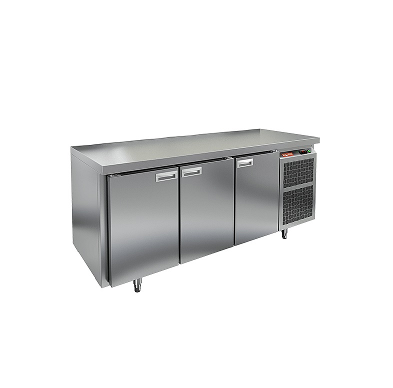 Стол холодильный без борта н/ж 3 двери Hicold GN 111/TN O