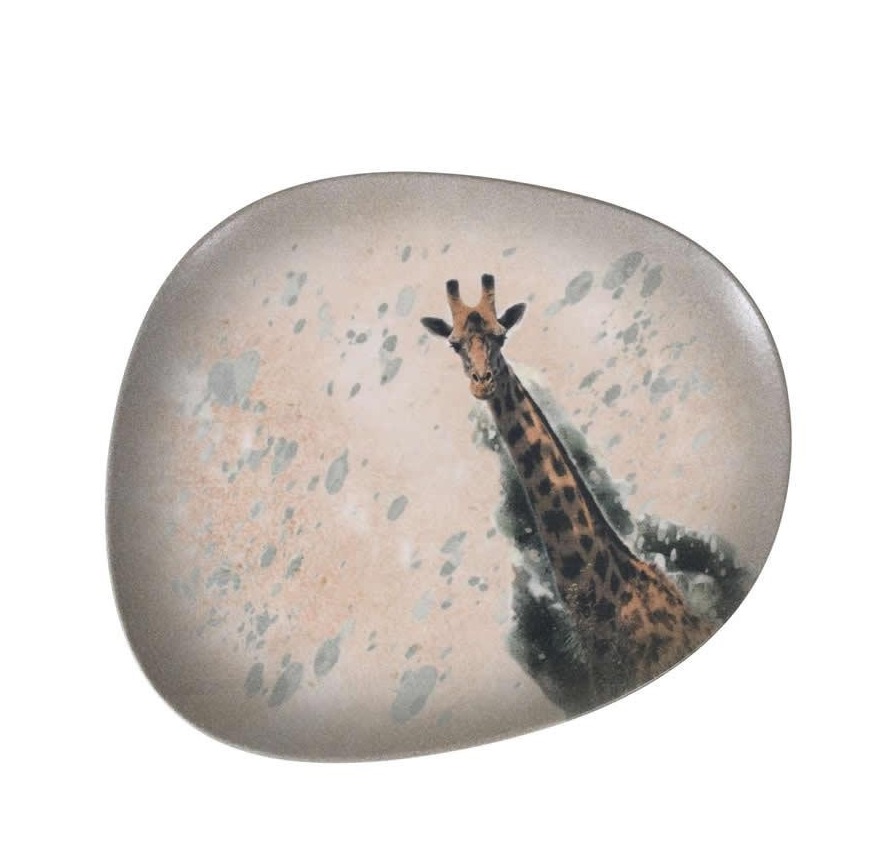 Тарелка d330мм ваго Саванна Bonna Жираф S-MT-SAVGFVAO33DZ