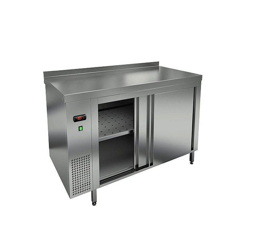 Стол тепловой пристенный двери купе Hicold TS 12 SN