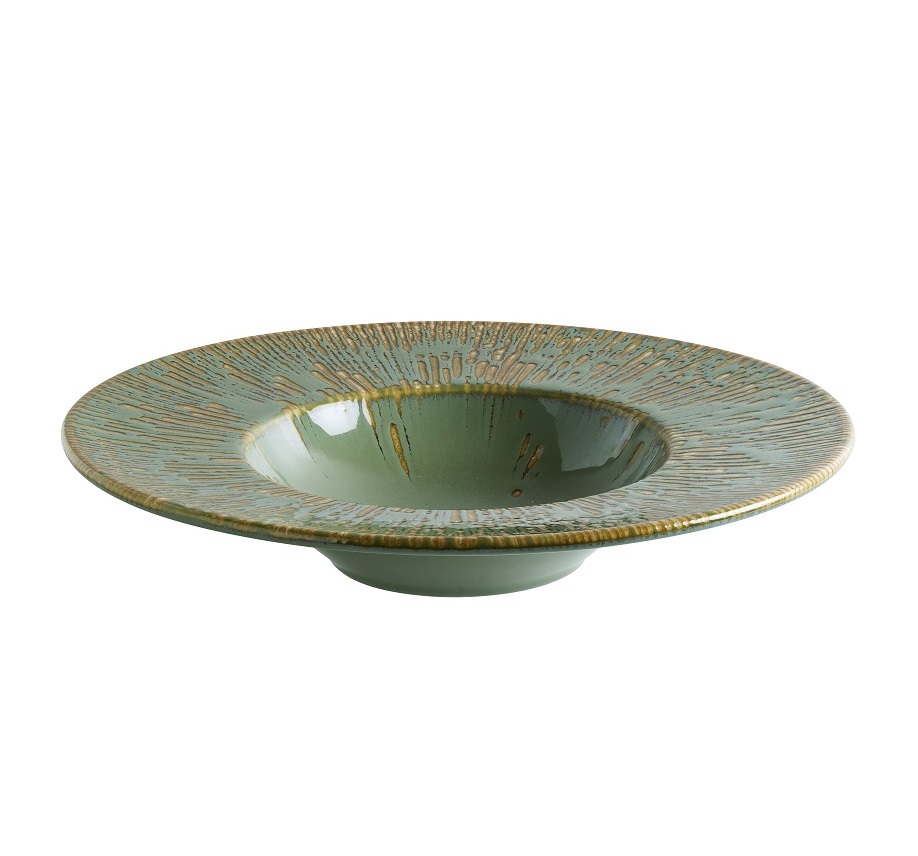 Тарелка для пасты d280мм 400мл Снэл Зеленый чай Bonna S-SAGSNLBNC28CK