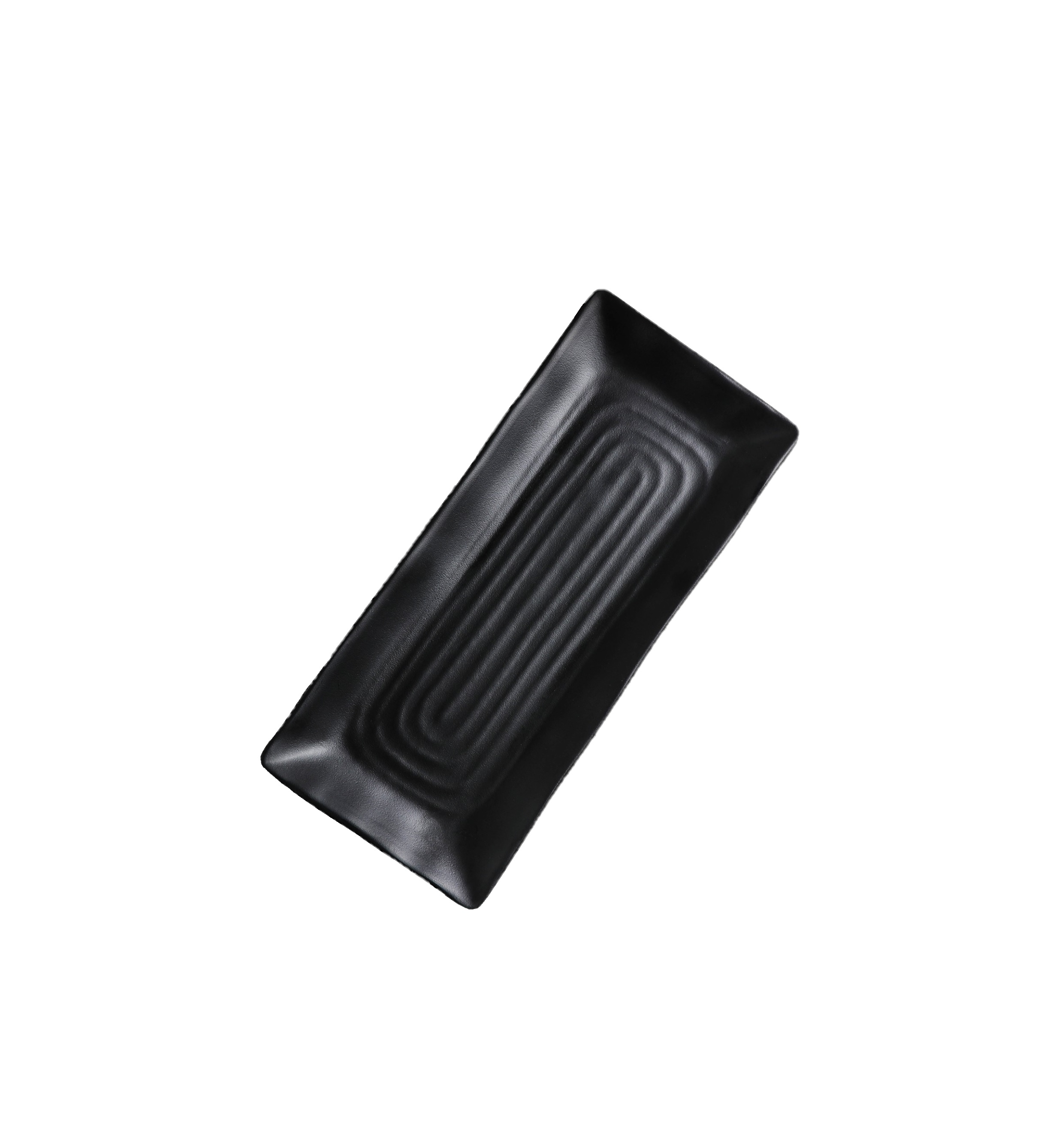 Блюдо прямоуг. 263х112мм меламин черный