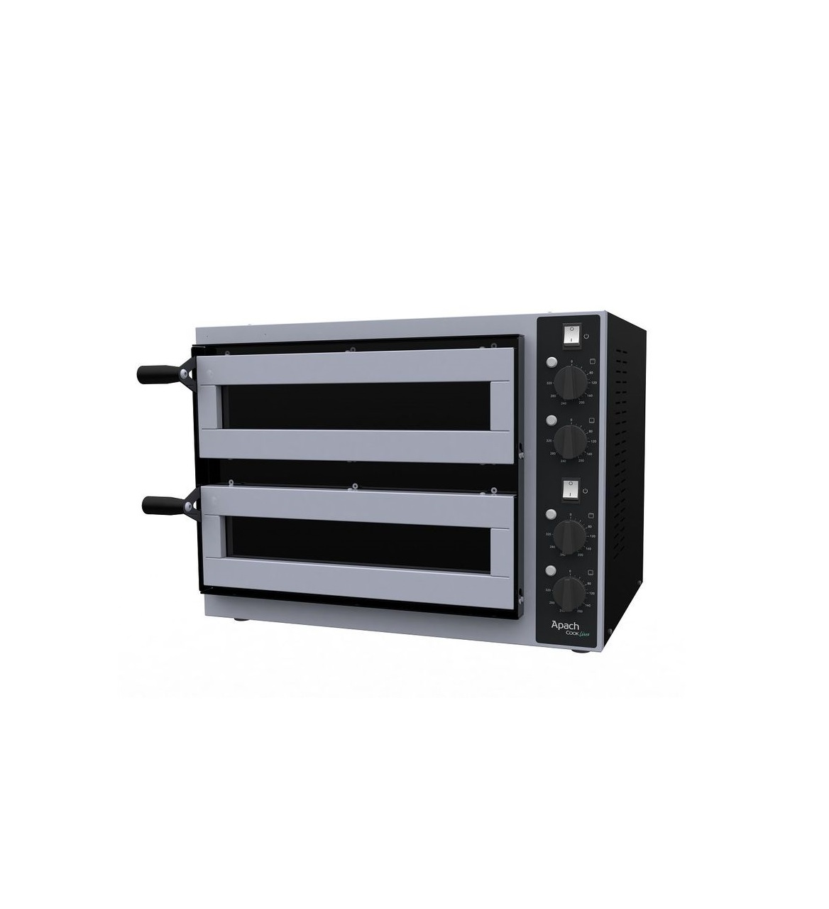 Печь для пиццы 2 камеры APACH AMS2 P до 320 °С