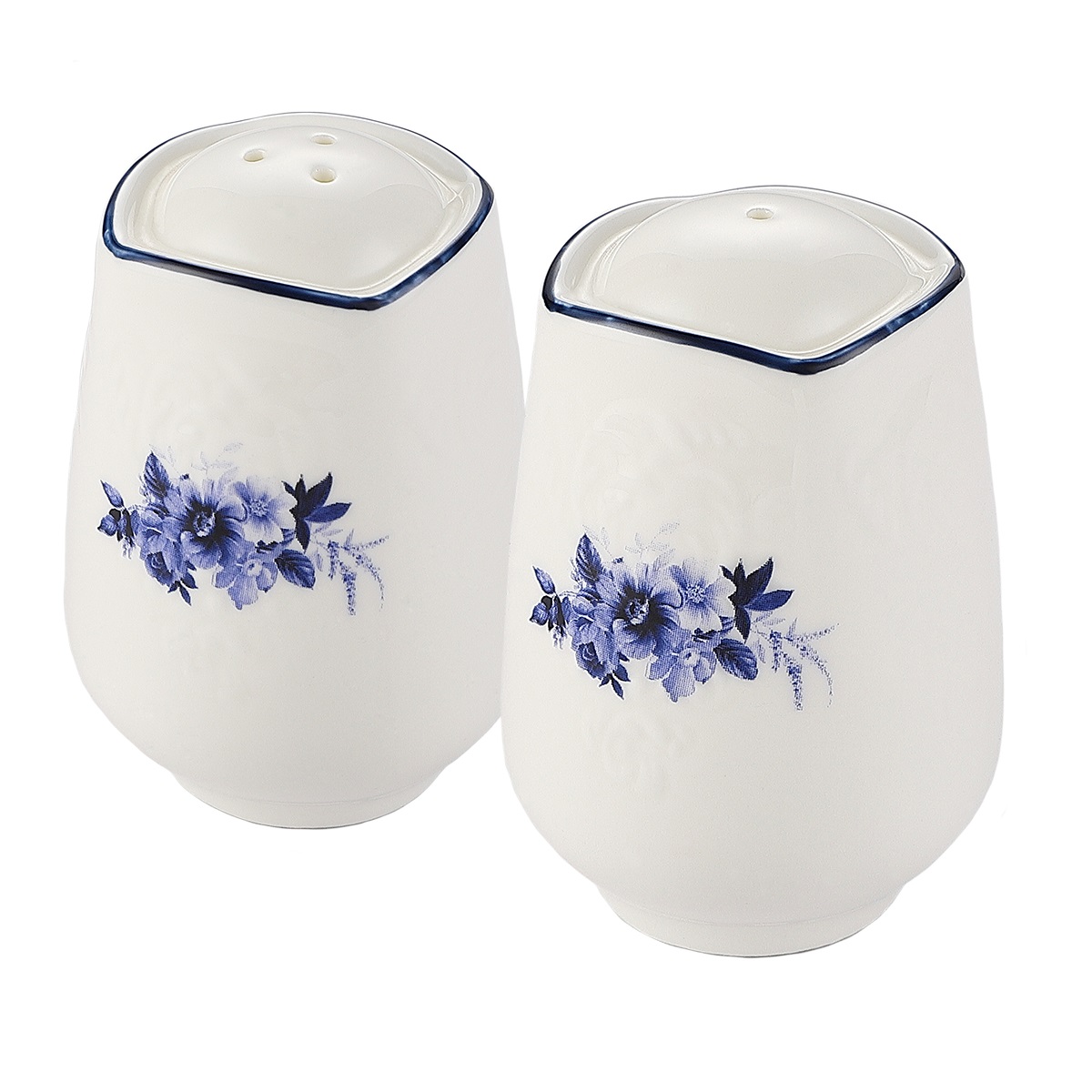 Набор для специй "Соль+Перец", "Голубой цветок" P.L. Proff Cuisine