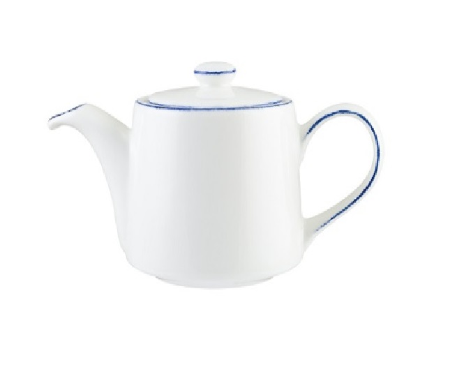 Чайник 400мл Ретро синий край Bonna