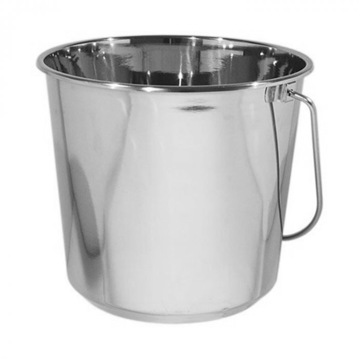 Ведро нержавеющая сталь 15л без крышки