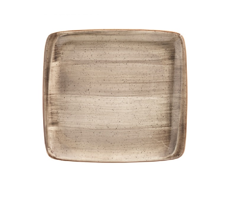 Тарелка квадратная 320х300мм Террэйн Bonna