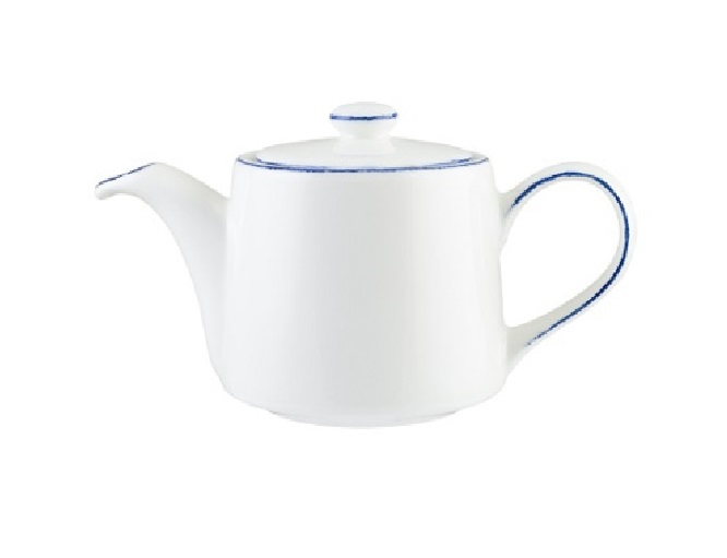 Чайник 800мл Ретро синий край Bonna