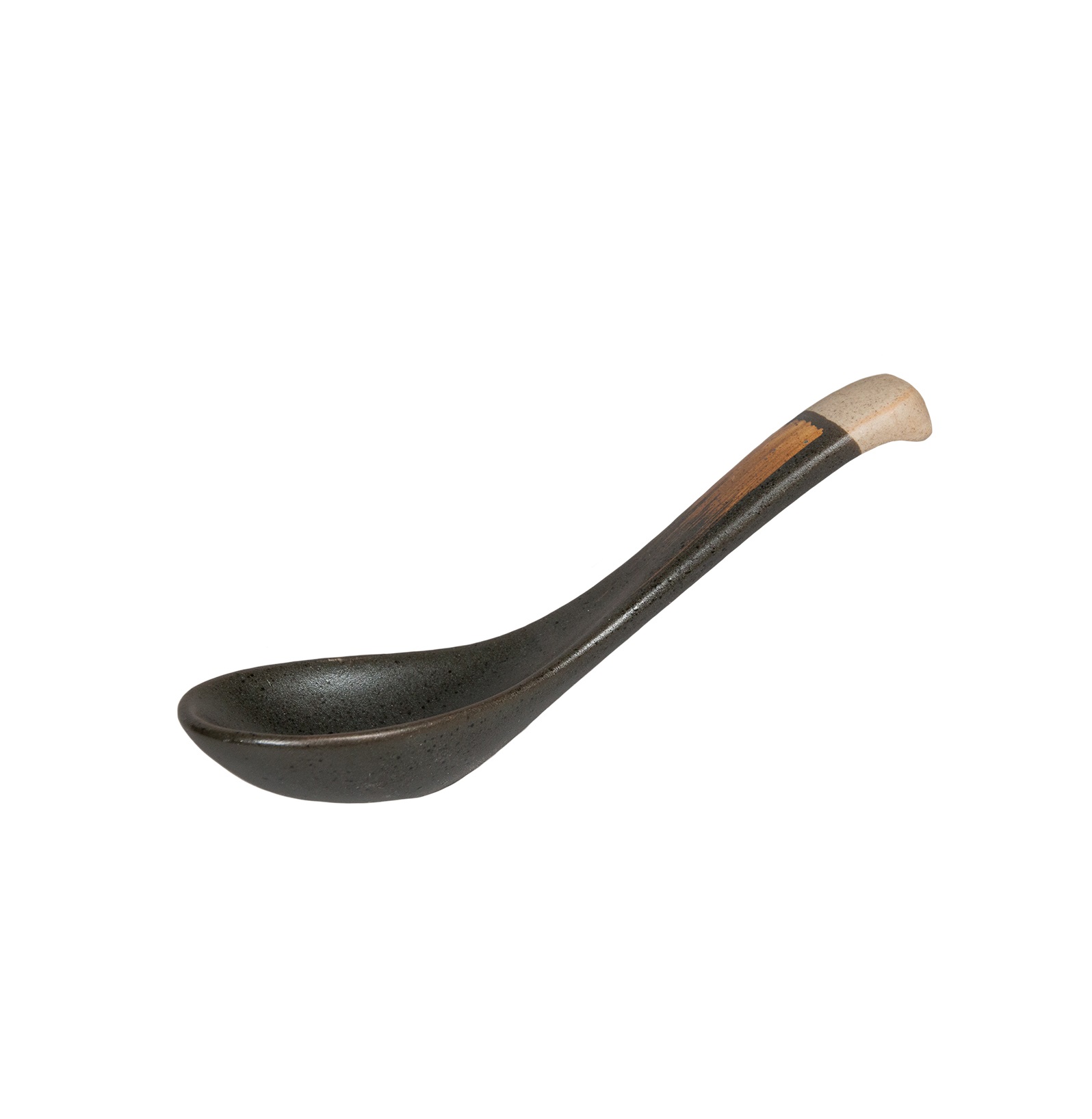 Ложка для мисо 20мл 140мм фарфор "Дарк Паназия" P.L.