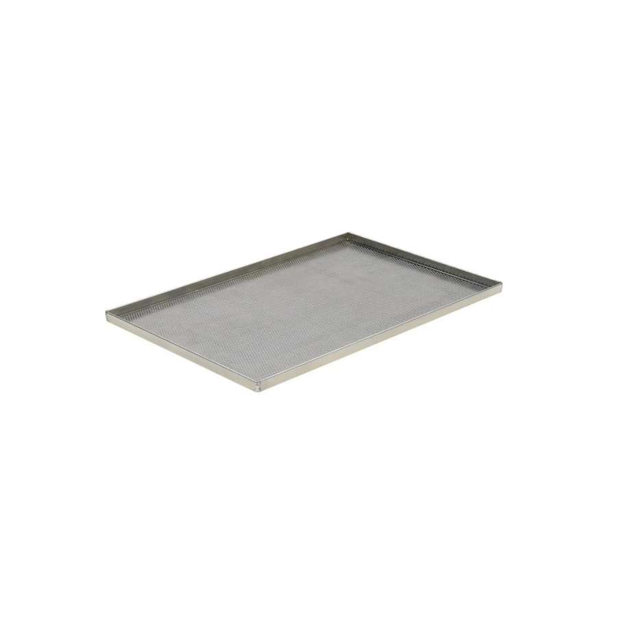 Противень 600х400х10мм перфорированный 4 борта нерж. сталь