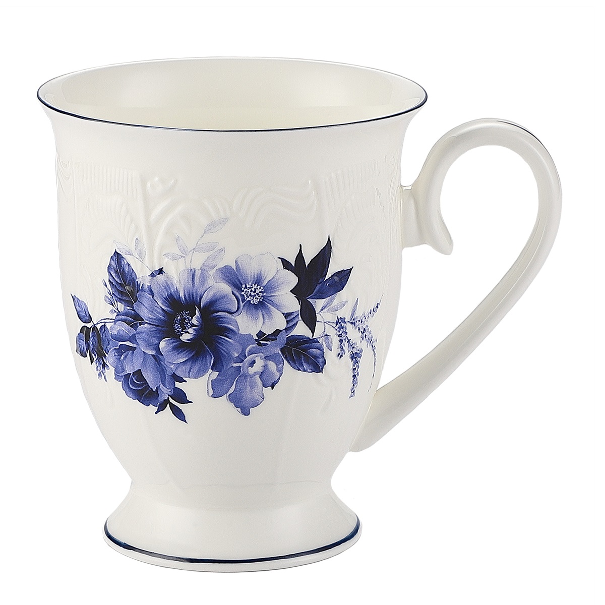 Кружка с ручкой 300мл "Blue Flower" P.L. Proff Cuisine