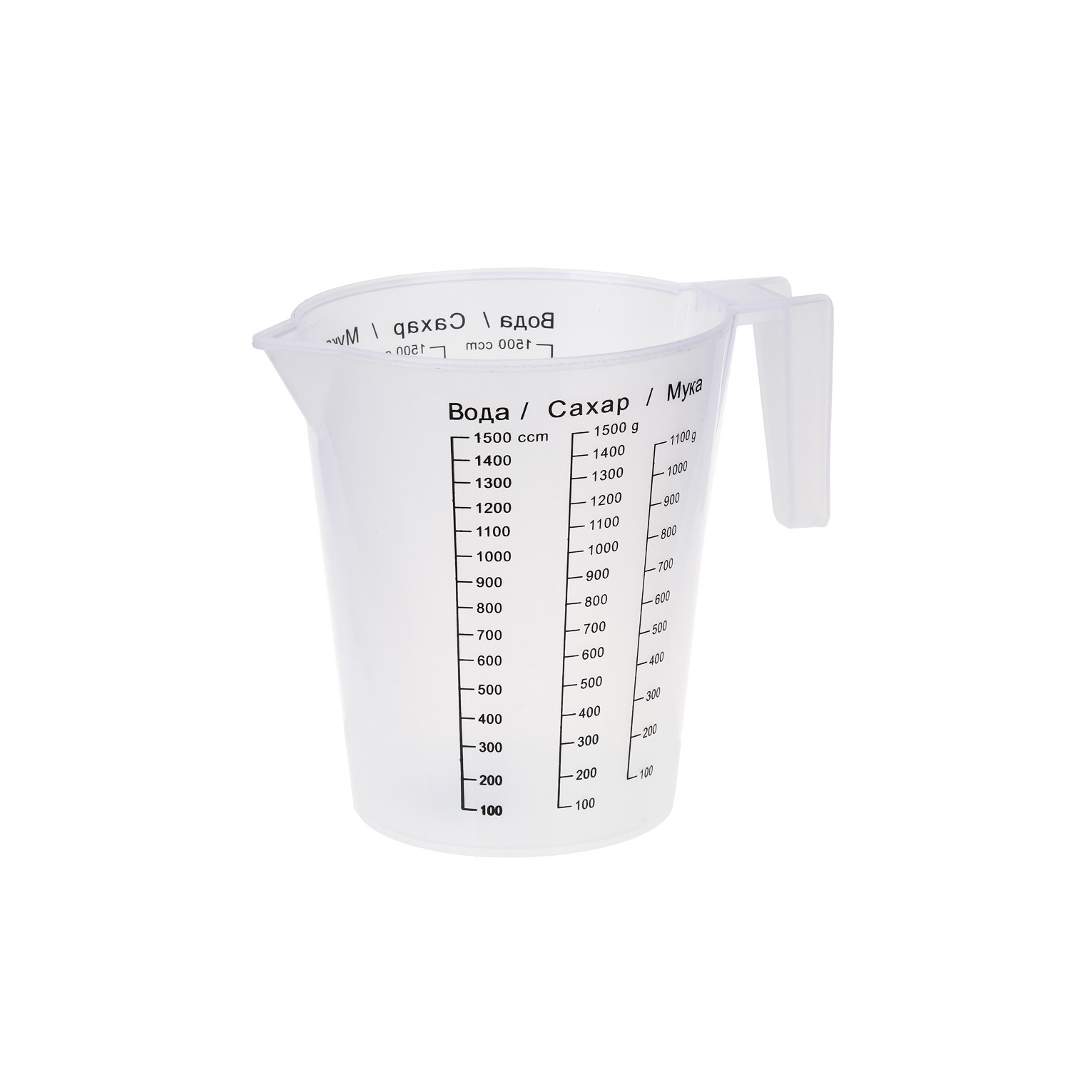 Кувшин мерный 1,5л пластик