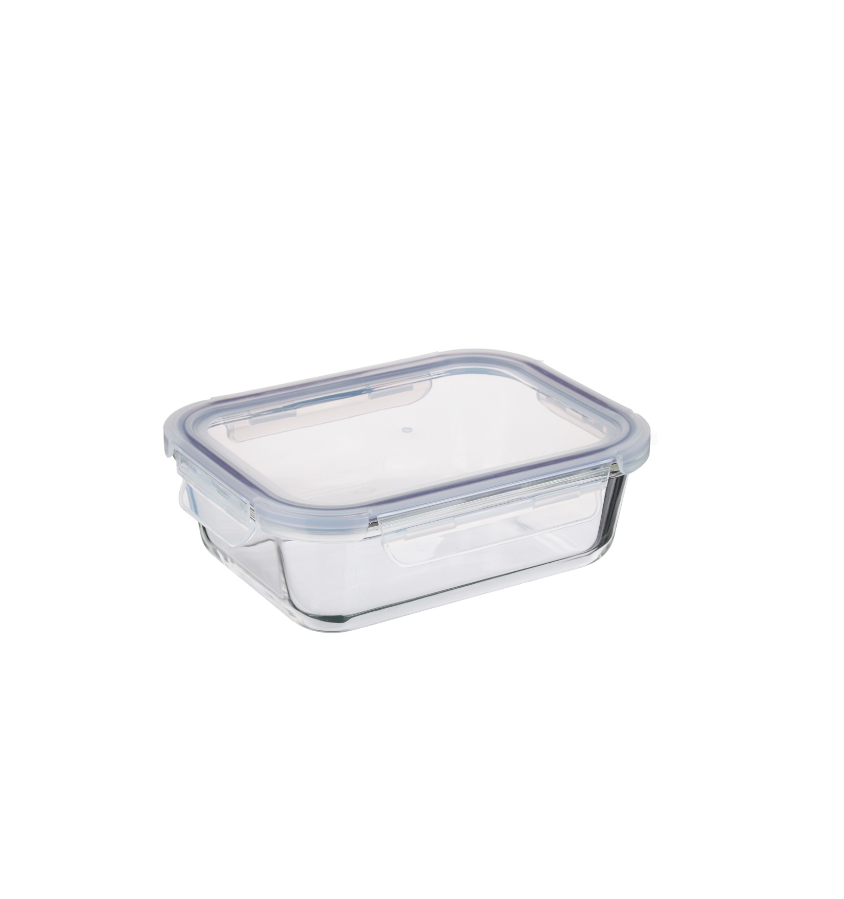 Контейнер для продуктов с зажимом 1л, жаростойкое стекло, Vetta