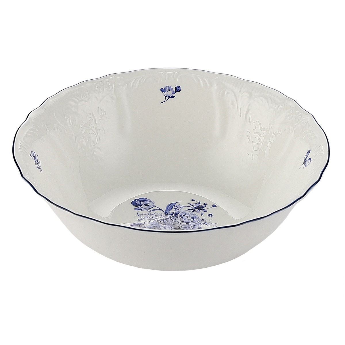 Салатник d180мм, 700 мл, коллекция "Голубой цветок" P.L. Proff Cuisine