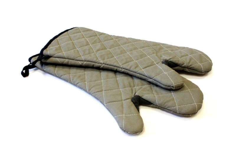 Рукавицы жаропрочные Х/Б с ПВХ напылением 340мм 2 шт пара