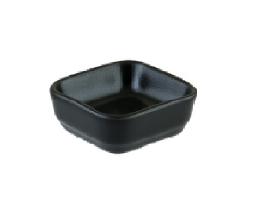 Салатник 70мл 75х75мм Черный Bonna