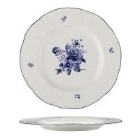 Тарелка круглая d260мм "Голубой цветок" P.L. Proff Cuisine