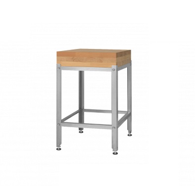 Колода для рубки мяса на подставке 500х500х800мм