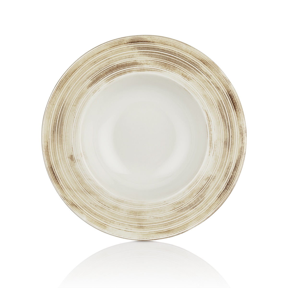 Тарелка д/пасты гастро d280мм 400мл фарфор Falme Brown By Bone TN-FB-GT-28-CK