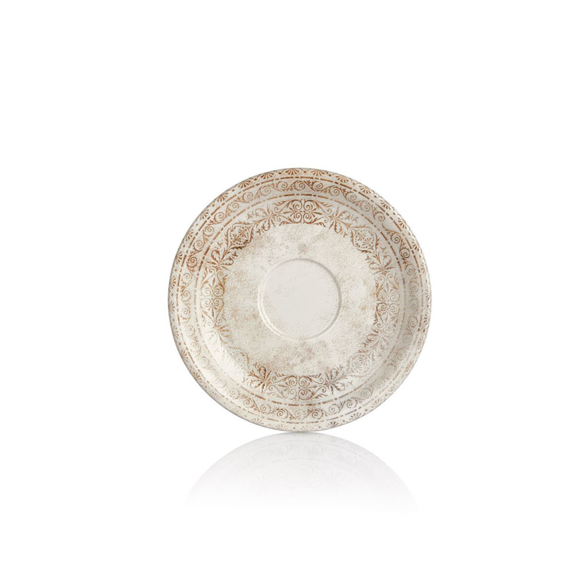 Блюдце чайное d150мм фарфор Антико By Bone AN-ZT-01-CT