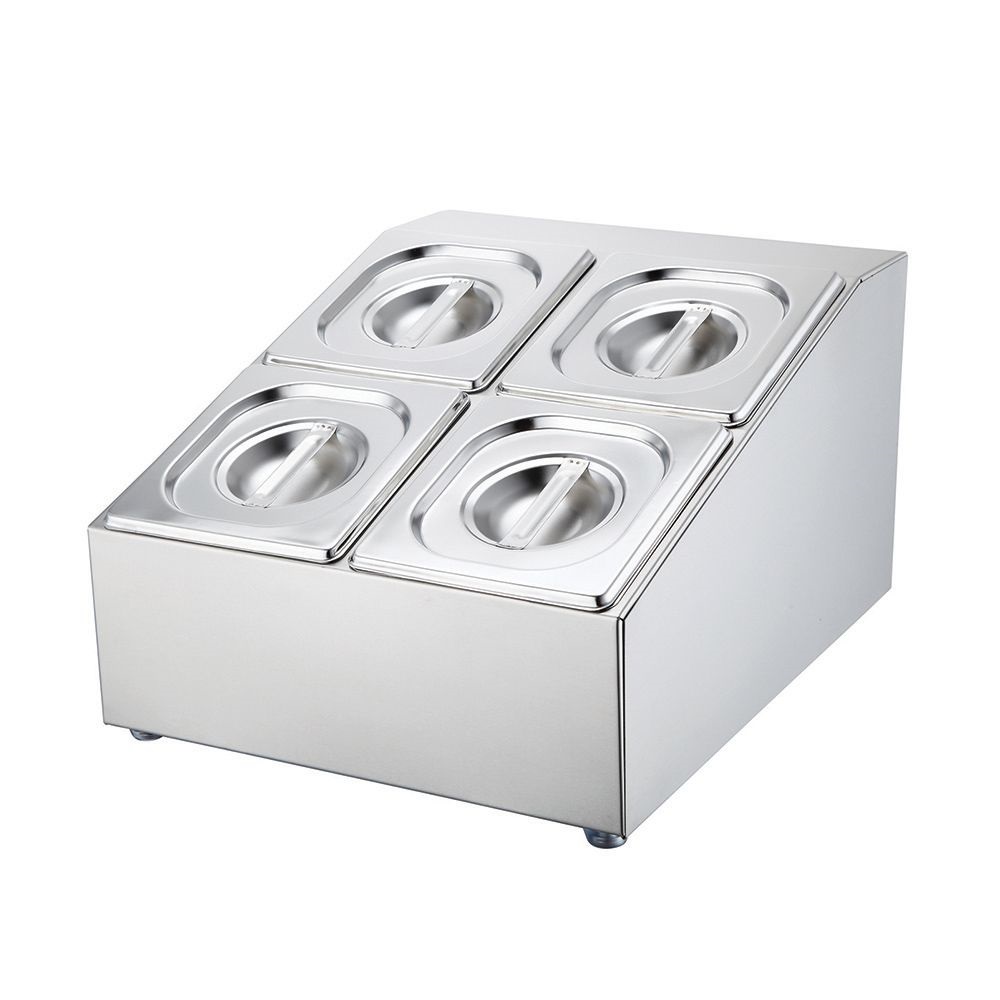 Подставка + 4 гастроем. металл 425х340х230мм