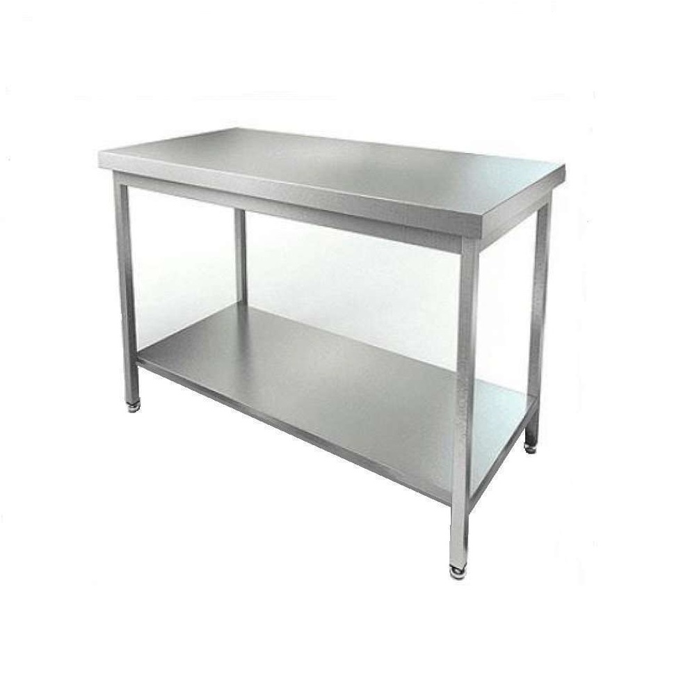 Стол разделочный 1500х800 без борта, полка оцинк. сталь