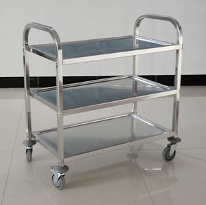 Тележка сервировочная 3-х ярусная, 850х450х900мм, н\ж HKN-TS3