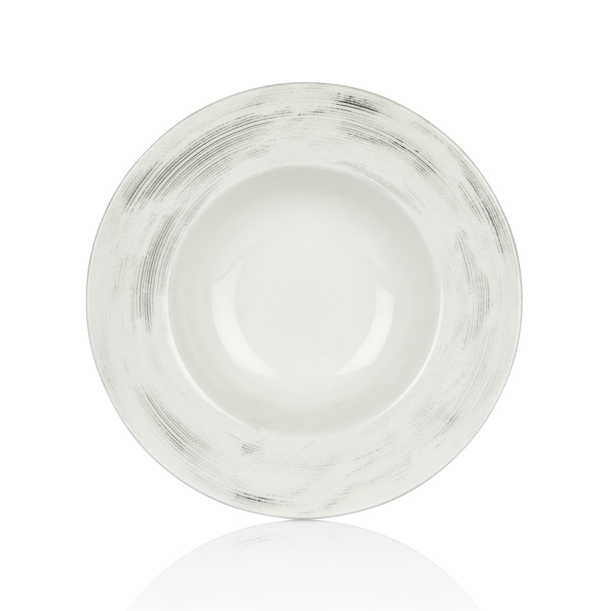 Тарелка д/пасты гастро d280мм 400мл фарфор Falme Grey By Bone TN-FG-GT-28-CK