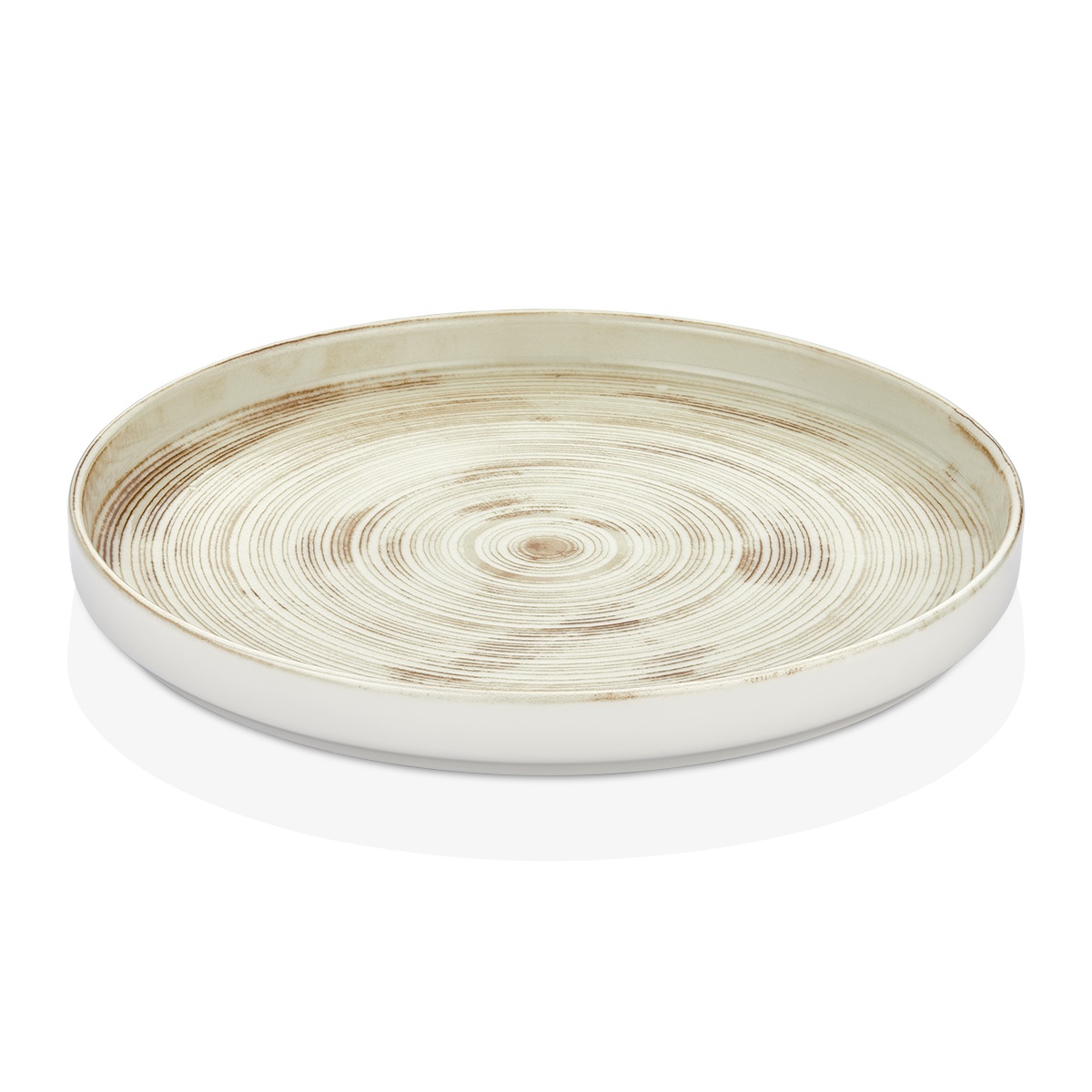 Тарелка мелкая с бортом d190мм фарфор Falme Brown By Bone TN-FB-HL-19-RD