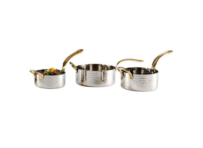 Сотейник порционный d105мм нержавеющая сталь, без крышки